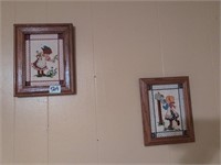 2 small crossstitch frames pics