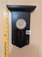 Door knob key hanger