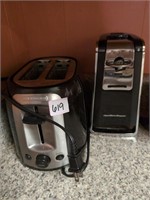 Black and Decker toaster and Hamilton Beach