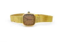 Ladies 9ct yellow gold Omega watch