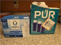 Pur and Brita filters