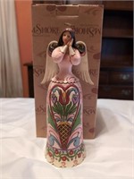 Signed Jim Shore Hearts and Flowers angel w box