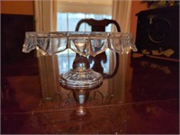 Crystal cake stand glassware