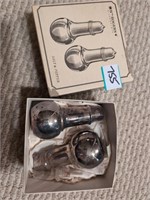 William Rogers salt and pepper silverplate
