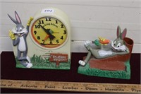 Bugs Bunny Alarm Clock & Pen & Paper Holder