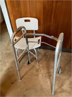 Shower chair and walking walker