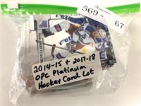 2014-15 & 2017-18 Lot of OPC Platinum Hockey Cards