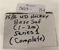 2015-16 UD Series 1 Hockey Complete Base Set