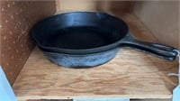 (2) WAGNER WARE No 9 CAST IRON SKILLETS