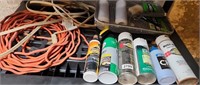 PAINT SUPPLIES & EXTENSION CORD