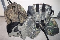 Camo hunting Vest w/ Seat, Camo Day Pack,…