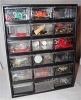 18 Drawer Small Parts Bin w/ Hardware: