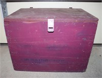 Wood Storage Chest 24"x16"x18"