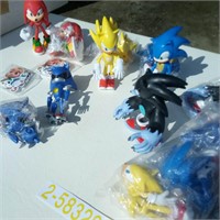 Assorted Sonic The Hedgehog Toy Figures Model Kids
