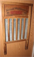 Vintage National Washboard No. 701, 24"t x 13"w