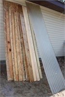 Fiber Glass Panel, OSB & 2x4 pieces