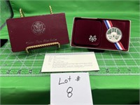 1984 Olympic Silver coin