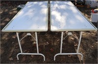 2 Folding Tables 74"x26"x29"