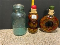 Vintage Atlas E-Z Sealed Jar+Vinegar