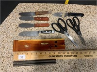 Kwik-Sharp Knife Sharpener Kitchen Scissors