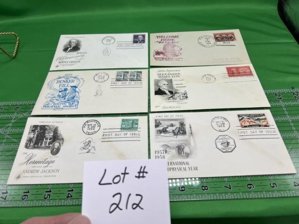 Lot of 1st Day issue stamps.