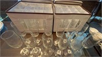 36 Libbey Champagne Glasses