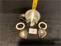 Silver Plate Baby Cup & Rattles