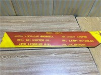 VTG North American Rockwell Co. Helicopter Blade