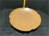 Large Brown Frankoma Platter 5C 15"Diameter