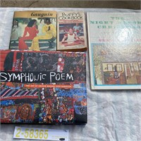 Qty 4 Assorted Vintage Books: Symphonic Poem etc