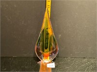 Murano ? Glass Teardrop 11"Tall