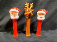2 Santa Claus' & Scooby Reindeer Pez Dispensers