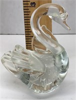 Swan paperweight