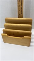 Wood desk accessory