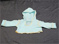 American Girl 2005 Seaside Beach Blue Mesh Hoodie