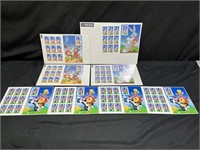 8 Looney Tunes Diecut Full Pane Stamp Books