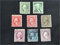 1, 2, 3, & 5 Cent George Washington Stamps