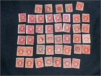 40 + Postage Due Stamps