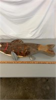 Wood Carved Folk Art Fish