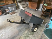 Lawn, tender, metal lawn cart