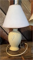 3 small white lamps