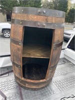 Buffalo Trace Whiskey Barrel Bar