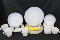 19 Pcs. Gold Rimmed Dish Set Made in USA