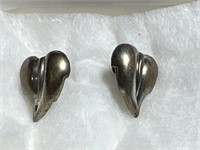 Vintage pair of earrings marked sterling