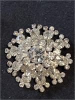 Vintage rhinestone brooch