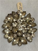 Vintage rhinestone brooch