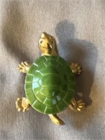 Vintage turtle brooch