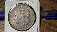 1890 Morgan Dollar $1 Silver US Mint Coin marked