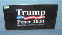 Trump  retro style license plate size sign