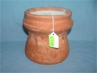 large earthenware flower pot